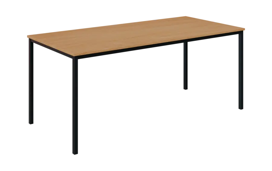 JPT 180 Jídelní stůl 1800 x 800 mm, deska buk royal / podnož černá